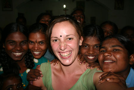 Hettie Briscoe at Maria Nayagam Girls' Home, Sittandy